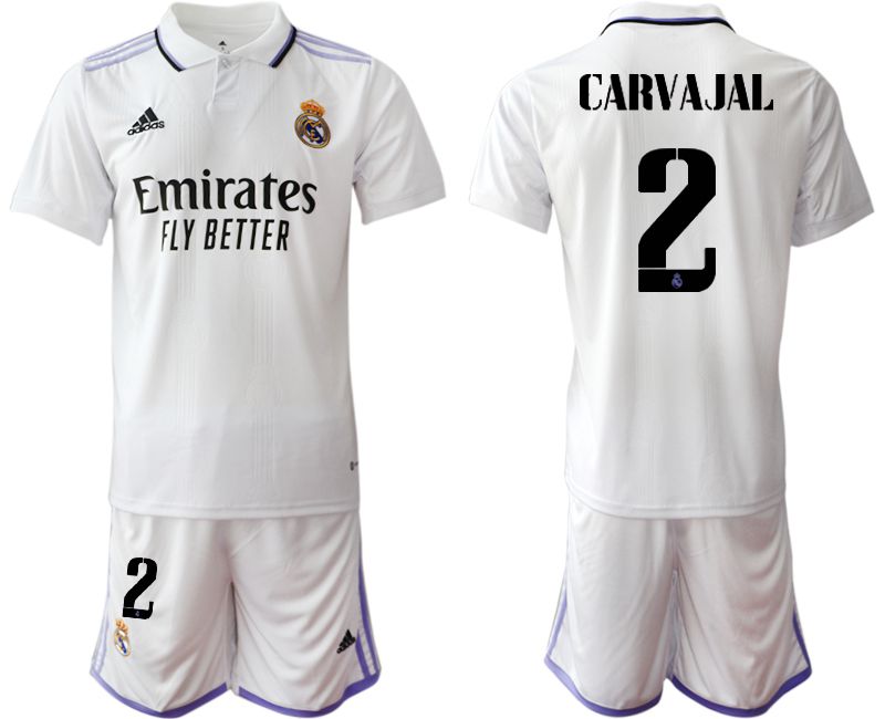 Men 2022-2023 Club Real Madrid home white #2 Soccer Jersey->real madrid jersey->Soccer Club Jersey